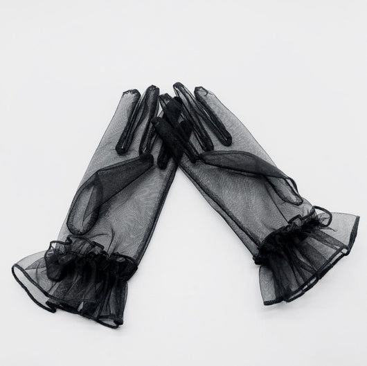 Guantes de Volantes para Vestido de Novia y Eventos - Image 2