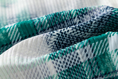 Abrigo de Algodón Cuadros Retro Holgado para Invierno - Image 9