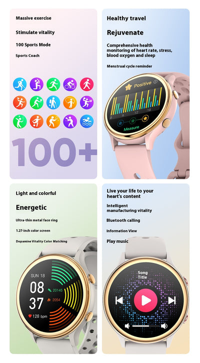 Reloj Inteligente con Llamadas por Bluetooth, Monitor de Frecuencia Cardíaca y Sueño - Image 28