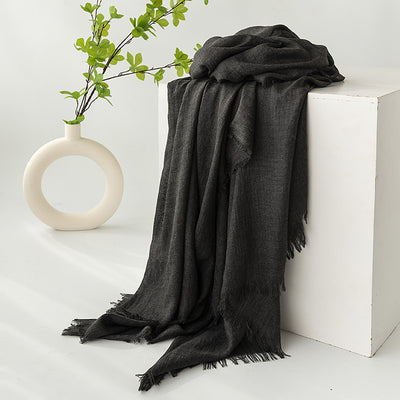 Pañuelo de Algodón y Lino Verano - Protección Solar Elegante - Image 40