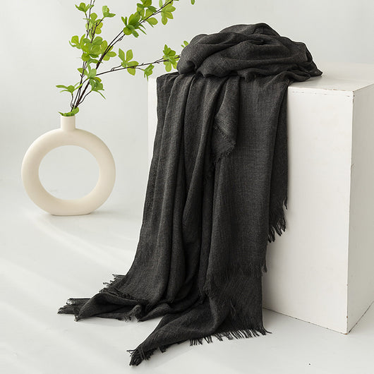 Pañuelo de Algodón y Lino Verano - Protección Solar Elegante - Image 40