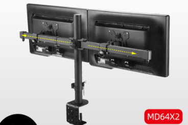 Soporte Dual para Monitor con Elevación Libre y Rotación Universal - Image 8