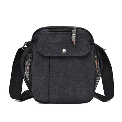 Bolsa Crossbody de Lona Estilo Coreano - Compacta y Versátil - Image 12