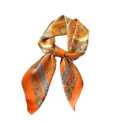 Pañuelo de Seda Lujo Temperamento 70cm - Chal Elegante para Mujer - Image 5