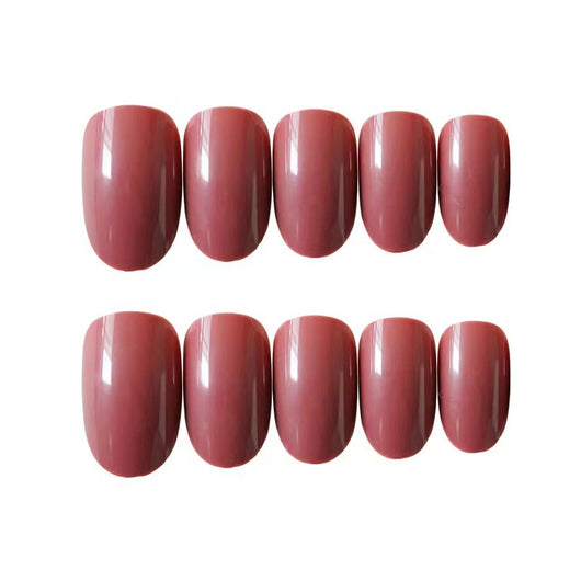 Pegatinas de Uñas Largas Marrón Camafeo Oscuro - Image 10