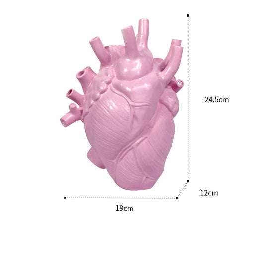 Florero Decorativo en Forma de Corazón, Estilo Nórdico, Escultura de Cerámica para el Hogar - Image 10