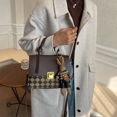 Bolso Coreano de Diseño Bicolor: Elegancia en Blanco y Negro - Image 25