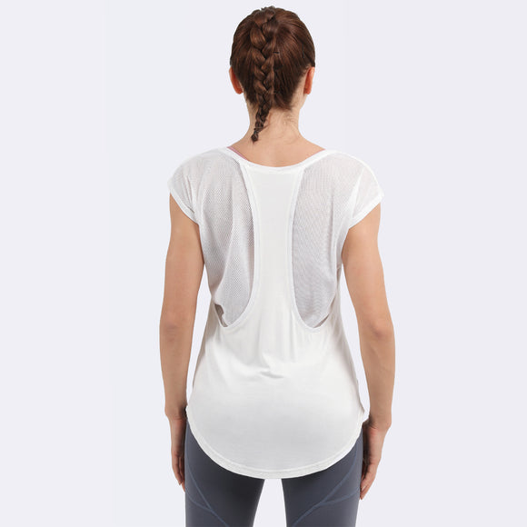 Sudadera Deportiva Mujer Mesh Patchwork Suelta