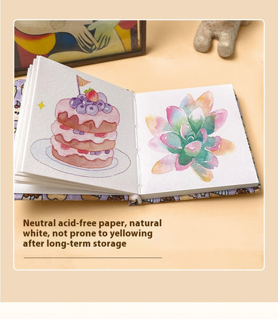 Cuaderno de Acuarela Portátil para Artistas - Formato Cuadrado - Image 36