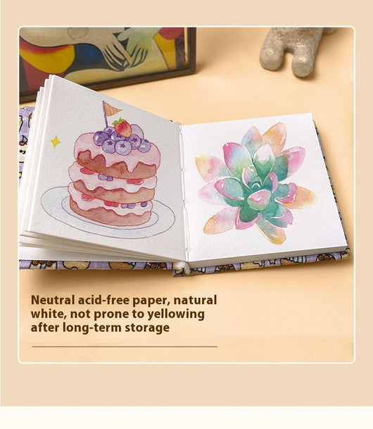 Cuaderno de Acuarela Portátil para Artistas - Formato Cuadrado - Image 36