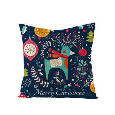 Funda de Almohada Navideña con Estampado Digital de Dibujos - Image 21