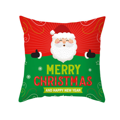 Funda de Cojín de Terciopelo Francés con Letras Animadas Impresas - Image 58