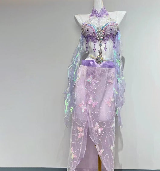 Vestido Mágico de Organza Iridiscente - Estilo Vacacional Zixia - Image 11