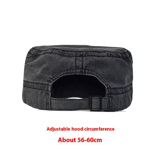 Gorra de Algodón Lavado Puro Color Liso para Hombre - Protección Solar Outdoor - Image 8