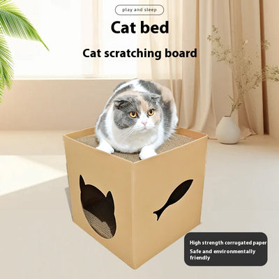 Rascador Vertical para Gatos con Cartón Corrugado Resistente - Image 7