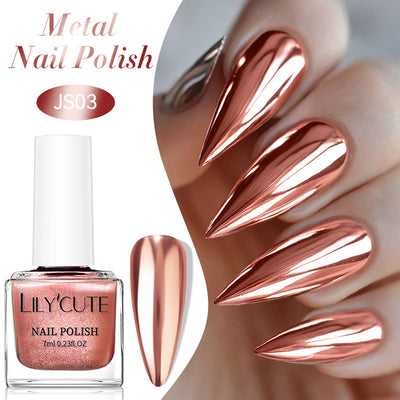 Esmalte de Uñas Espejo Metalizado Secado Rápido sin Horno - Image 8
