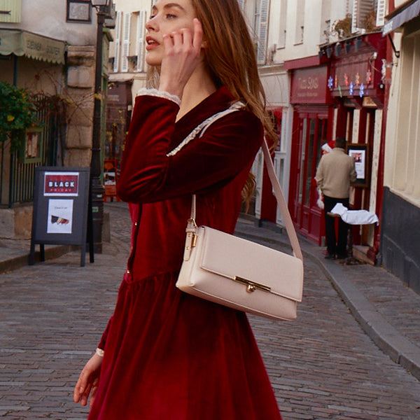Bolso Mensajero Retro Francés - Elegancia Vintage en Cuero