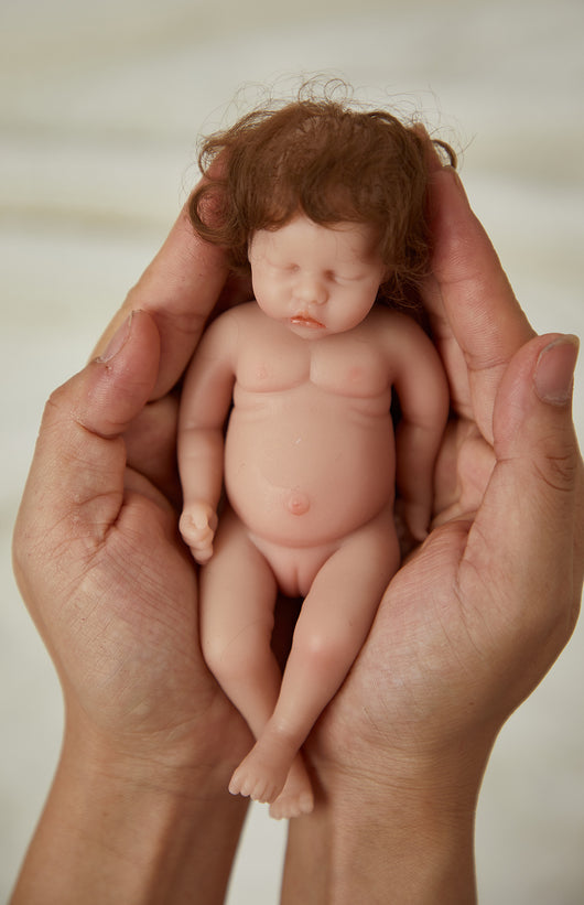 Muñeca Reborn Bebé de 6 Pulgadas con Cuerpo de Silicona Completa - Image 11