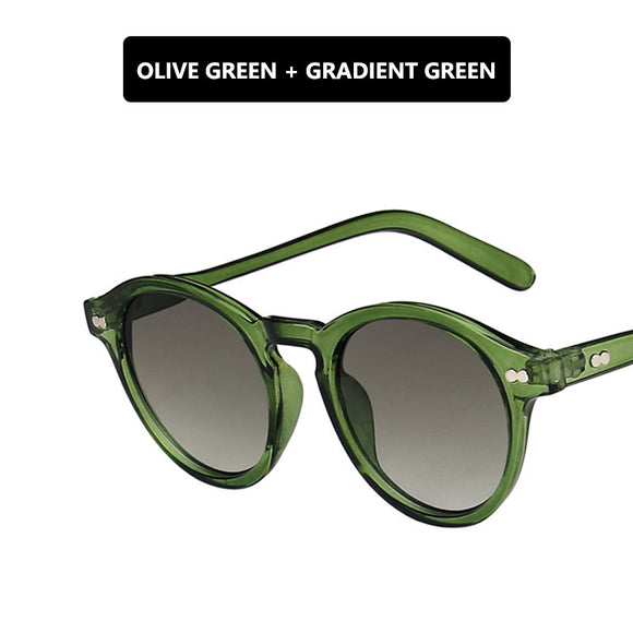 Gafas de Sol Vintage Marco Redondo Rice Tonos Océano