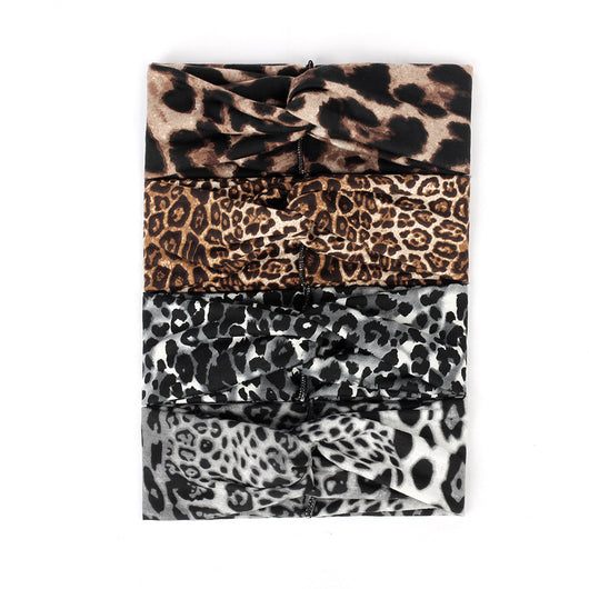 Diadema Estampado Leopardo con Cierre Cruzado y Ala Ancha - Image 14