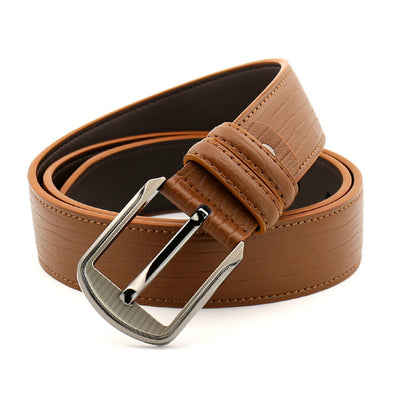 Cinturón de Cuero para Hombre con Hebilla de Pasador - Image 11