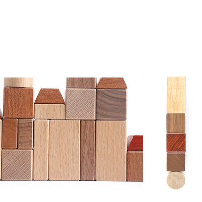 Juego de Construcción Ferrocarril Urbano - Puzzle de Madera Educativo para Niños - Image 6