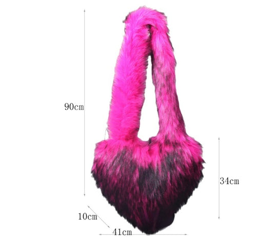 Bolso Crossbody de Peluche Suave con Gran Capacidad y Estilo Único - Image 14