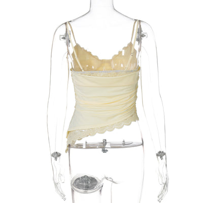 Blusa Escotada con Encaje y Tirantes Finos - Image 13