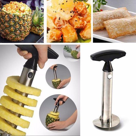 Pelador de Piña Acero Inoxidable con Separador de Pulpa y Extractor de Corazón - Image 4