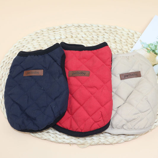 Chaleco Acolchado Cuadrille para Perros - Abrigo Invernal