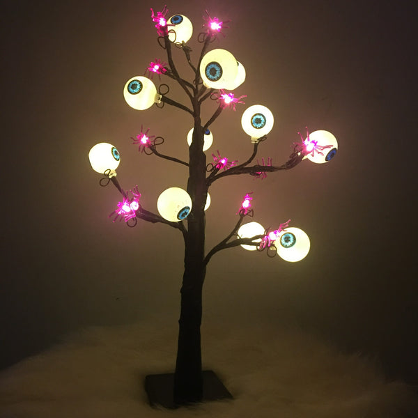 Lámpara LED de Escritorio con Ojos Fantasma para Halloween - Decoración de Terror - Image 4