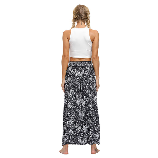 Pantalones Yoga Boho Estampado Étnico para Entrenamientos al Aire Libre - Image 7