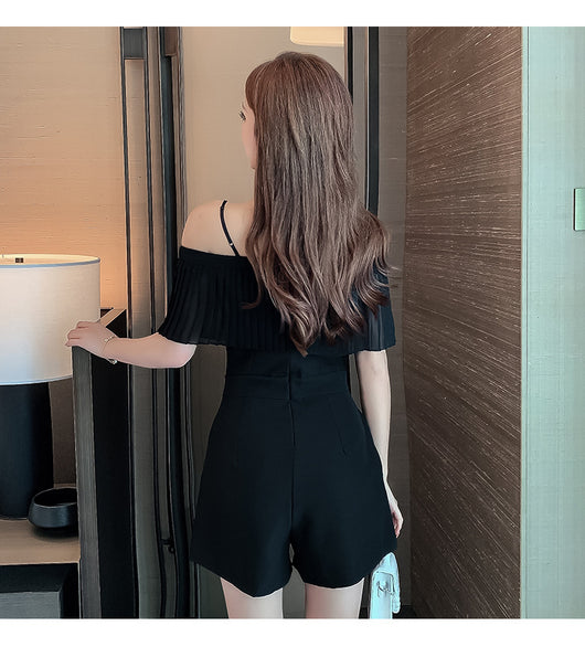 Jumpsuit Asimétrico con Volantes para Mujer - Talla Pequeña - Image 3