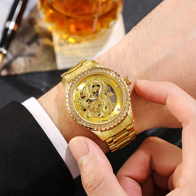 Reloj Automático Mecánico Resistente al Agua para Hombre