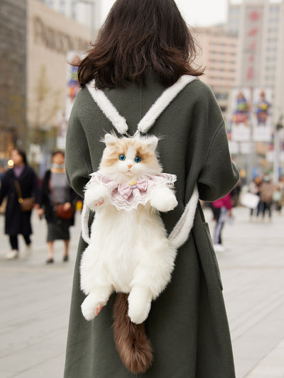 Mochila Muñeca de Peluche Ragdoll para Niñas - Diseño Adorable - Image 10