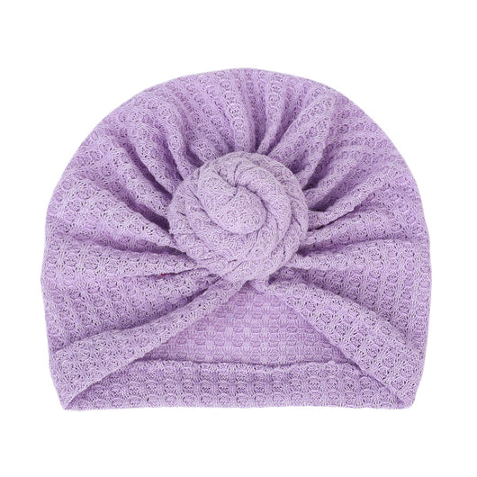 Gorro de Bebé Waffle Liso con Elástico Ajustable - Image 9