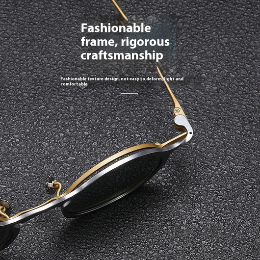Organizador de Gafas Retro Redondo de Diseño Artístico - Image 4