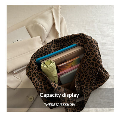 Bolsa de Gran Capacidad con Estampado de Leopardo para Mujer - Image 22