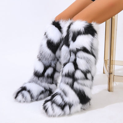 Botas Altas de Invierno con Forro Cálido y Suela Plana - Image 20