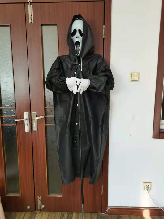Adorno de Hierro Calavera Fantasma Gritando Decoración Halloween Aterradora - Image 9