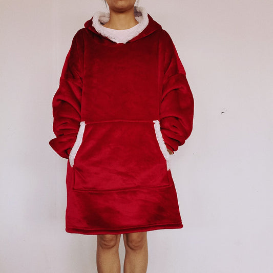 Sudadera Polar Térmica Acolchada Doble Capa para Casa