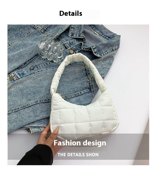 Bolso Bandolera Lunar de Un Hombro - Diseño Minimalista para Mujer - Image 24