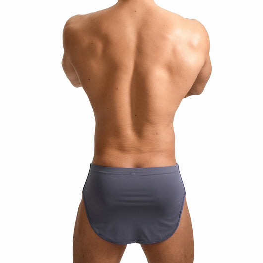 Shorts de Casa Tipo Bóxer en Seda de Hielo Cintura Baja para Hombre - Image 4