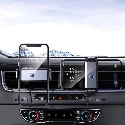 Soporte Móvil para Auto con Carga Inalámbrica y Ventilación Automática - Image 5