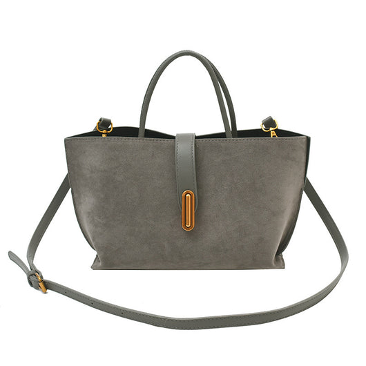 Bolso Bucket de Cuero Encerado Elegante y Portátil - Image 12