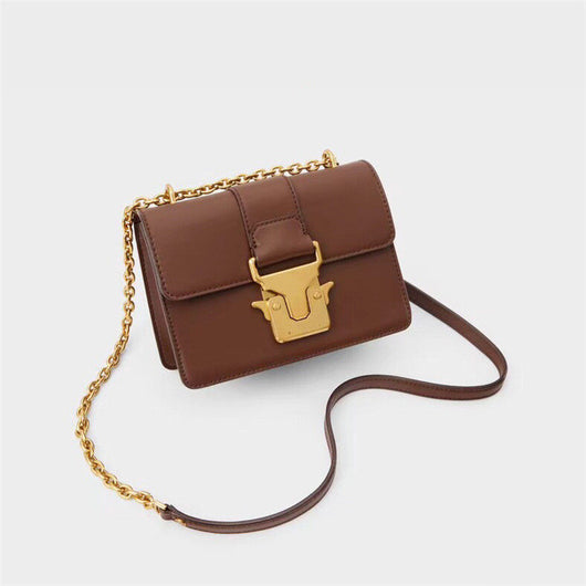 Bolso Bandolera de Diseño con Cierre Cabeza de Toro - Image 3