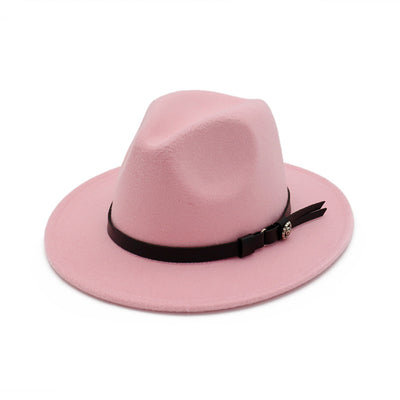 Sombrero Jazz de Ala Recta en Fieltro - Image 12