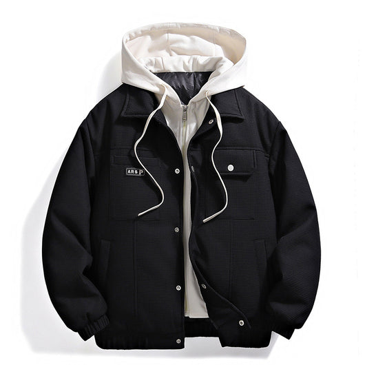 Chaqueta Acolchada Retro con Plumón Sintético Blanco - Image 5
