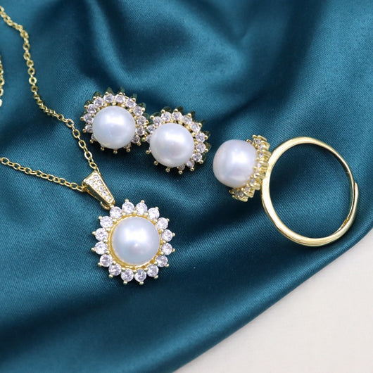 Conjunto de Collar de Perlas de Agua Dulce - Diseño Versátil y Elegante - Image 19