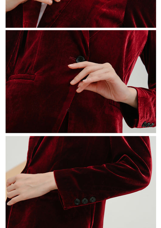 Blazer Ejecutivo Slim Fit en Terciopelo - Image 10
